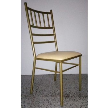 Cod 03 - Cadeira de Ferro Tiffany Dourada